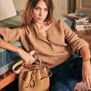 Sézane Léon Jumper in Camel